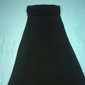 SAVANNAH STUDIO strapless gathered at top sides empire maxi dress NEW size S